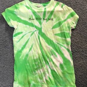 Make Beer Green Tye Dye Tee Shirt ❤️ 5 for $25